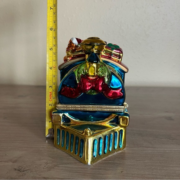 MR. CHRISTMAS Animated TRAIN Porcelain Music Box God Rest Ye Merry Gentleman - Picture 12 of 12